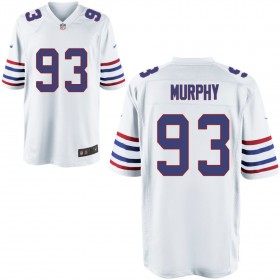 Mens Buffalo Bills Nike White Alternate Game Jersey MURPHY#93