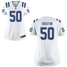 Women's Indianapolis Colts Nike White Game Jersey- HOUSTON#50
