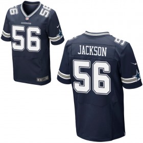 Mens Dallas Cowboys Nike Navy Blue Elite Jersey JACKSON#56