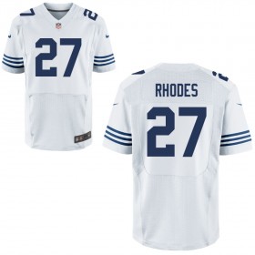 Mens Indianapolis Colts Nike White Alternate Elite Jersey RHODES#27