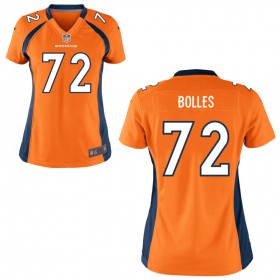 Women's Denver Broncos Nike Orange Game Jersey BOLLES#72