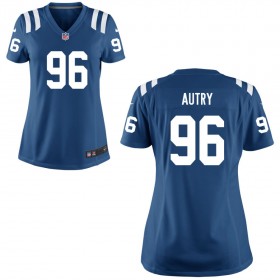 Women's Indianapolis Colts Nike Royal Game Jersey AUTRY#96