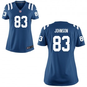 Women's Indianapolis Colts Nike Royal Game Jersey JOHNSON#83