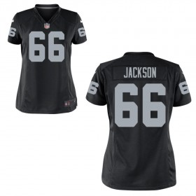 Women's Las Vegas Raiders Nike Black Game Jersey JACKSON#66