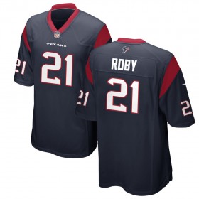 Youth Houston Texans Nike Navy Game Jersey ROBY#21