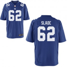 Youth New York Giants Nike Royal Game Jersey SLADE#62
