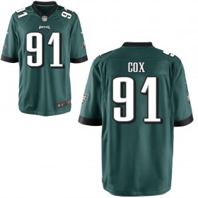 Youth Philadelphia Eagles Nike Midnight Green Game Jersey COX#91