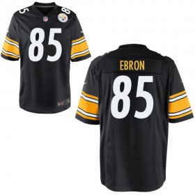 Youth Pittsburgh Steelers Nike Black Game Jersey EBRON#85
