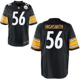 Youth Pittsburgh Steelers Nike Black Game Jersey HIGHSMITH#56