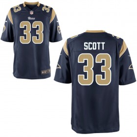Youth Los Angeles Rams Nike Navy Game Jersey SCOTT#33