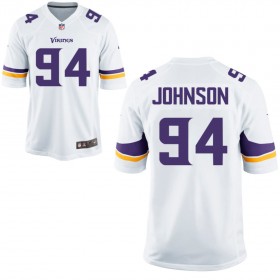 Nike Men's Minnesota Vikings White Game Jersey JOHNSON#94