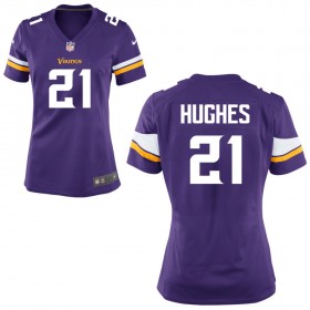 Women's Minnesota Vikings Nike Purple Game Jersey HUGHES#21