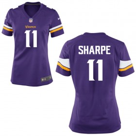 Women's Minnesota Vikings Nike Purple Game Jersey SHARPE#11