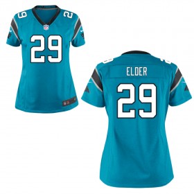 Women's Carolina Panthers Nike Panther Blue Game Jersey ELDER#29