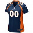 Women's Denver Broncos Nike Navy Blue Custom Game Jersey