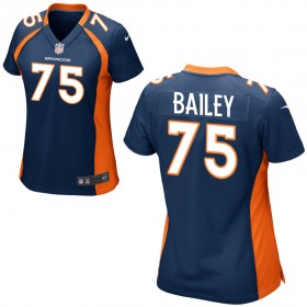 Women's Denver Broncos Nike Navy Blue Game Jersey BAILEY#75