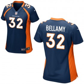 Women's Denver Broncos Nike Navy Blue Game Jersey BELLAMY#32