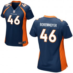 Women's Denver Broncos Nike Navy Blue Game Jersey BOBENMOYER#46