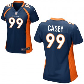 Women's Denver Broncos Nike Navy Blue Game Jersey CASEY#99