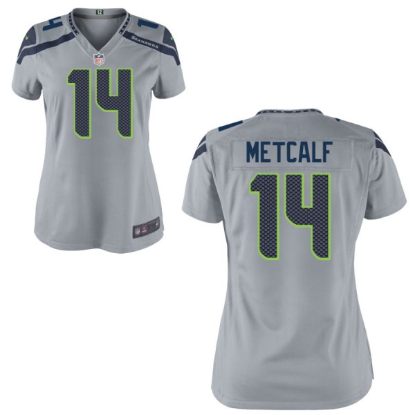 Women's Seattle Seahawks Nike Game Jersey METCALF#14