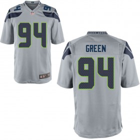 Seattle Seahawks Nike Alternate Game Jersey - Gray GREEN#94