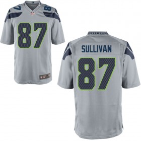 Seattle Seahawks Nike Alternate Game Jersey - Gray SULLIVAN#87