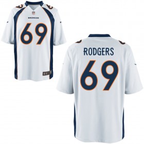 Nike Men's Denver Broncos Game White Jersey RODGERS#69