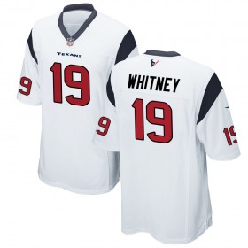 Nike Men's Houston Texans Game White Jersey WHITNEY#19