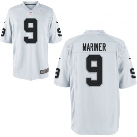 Nike Men's Las Vegas Raiders Game White Jersey MARINER#9