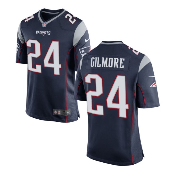 Men's New England Patriots Nike Navy Game Jersey GILMORE#24